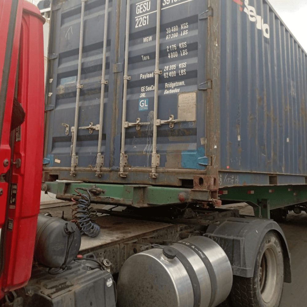 Entrega Container 20DC